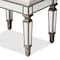 Baxton Studio Marielle Hollywood Style Off White Mirrored Ottoman Bench 150-9182 - alternate 5